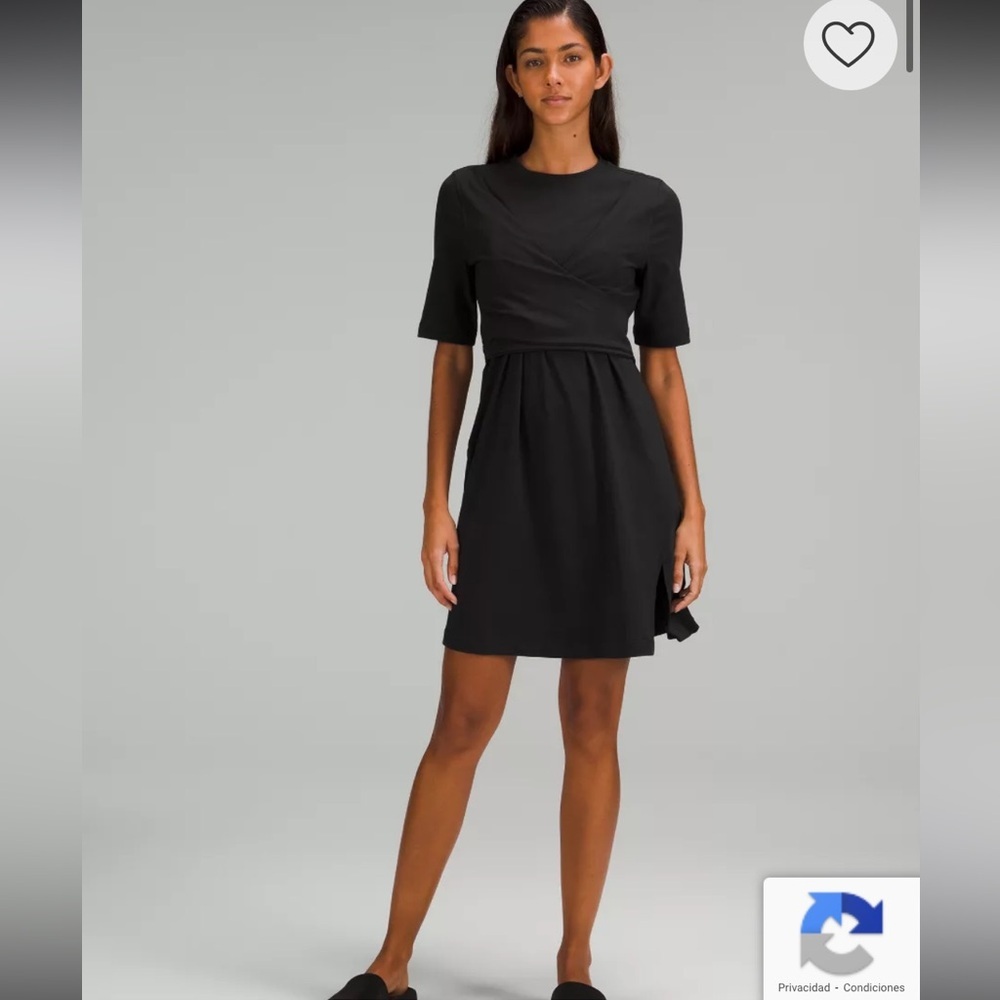 lululemon athletica Black Mini Dress